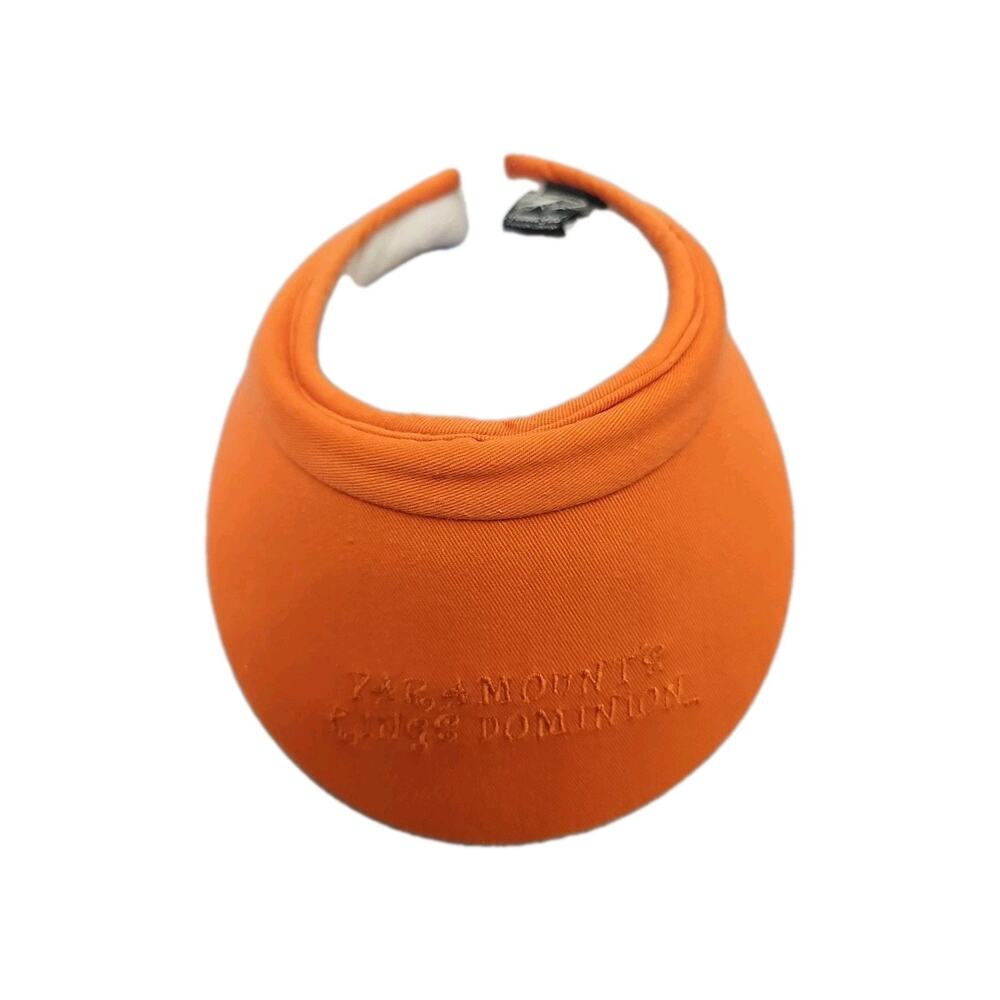 Paramount's Rings Dominion Cap Visor Orange Strapback Movies Entertainment Sweat